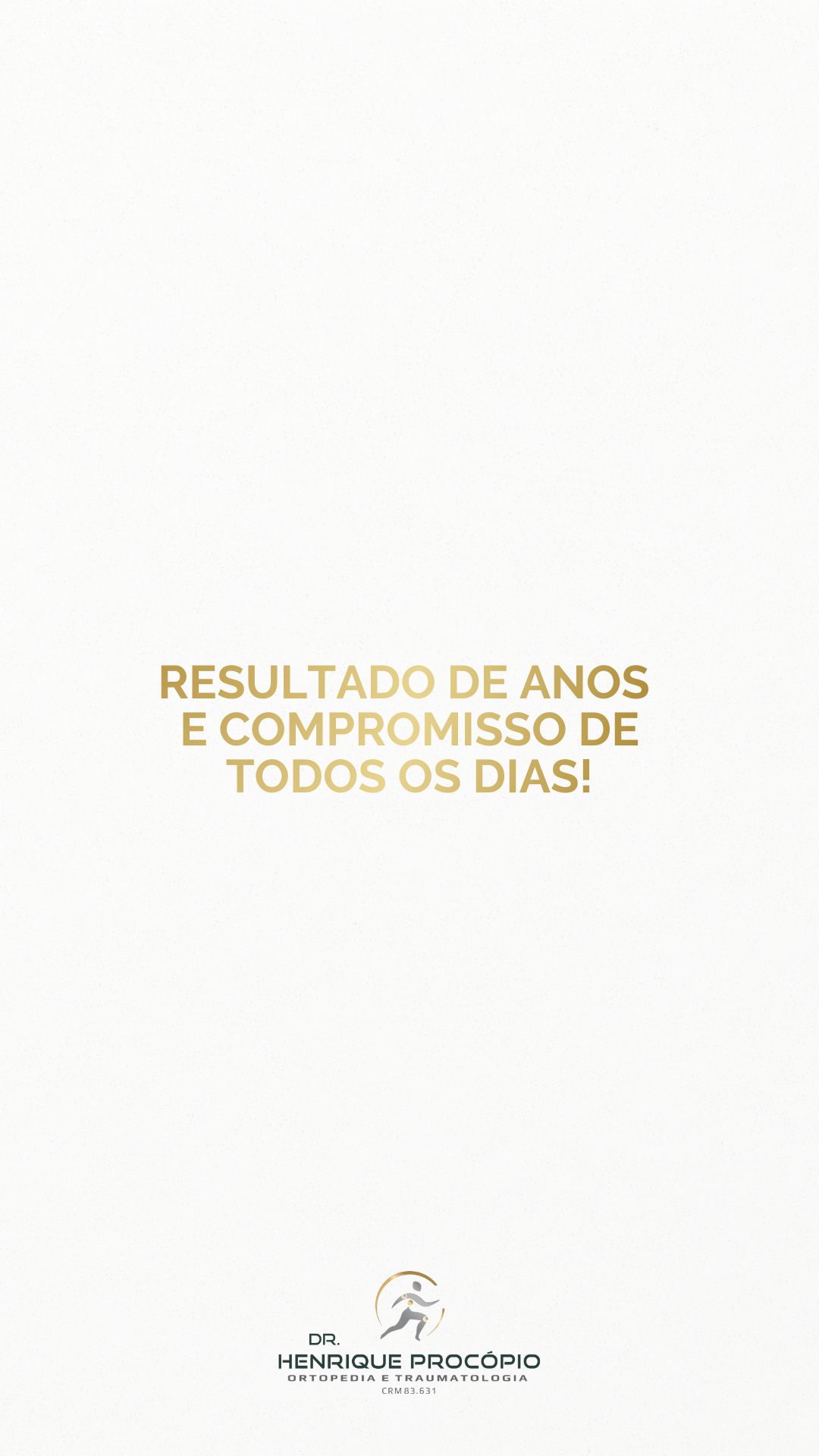 Resultado de anos, compromisso de todos os dias